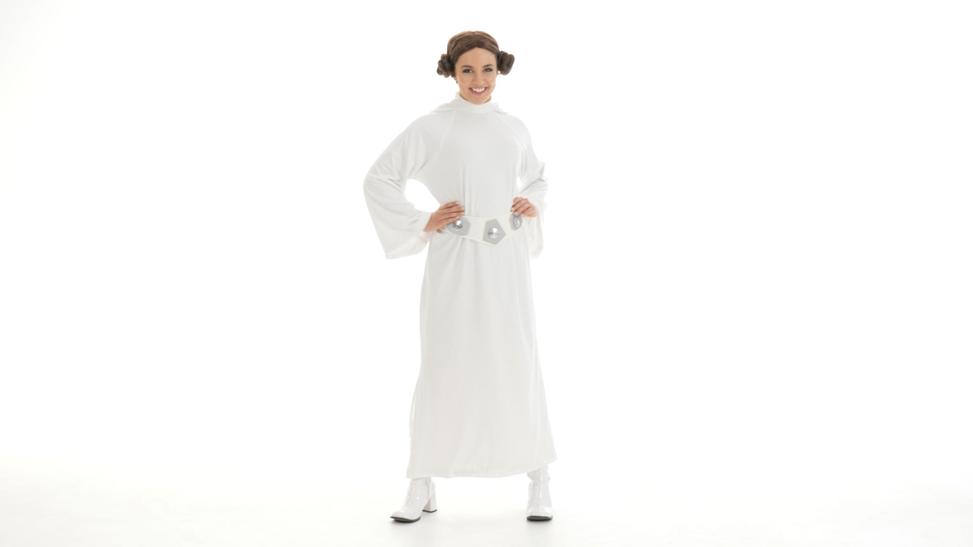 This Deluxe Adult Princess Leia Costume for women is a great Star Wars character costume from the original trilogy.